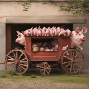 Mit der Kunst einen Weg gefunden: Von Schweineblasen und Speisewagen.