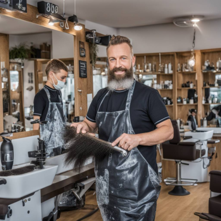 Dieser Friseur in Glarus hilft der Umwelt mit recycelten Haaren