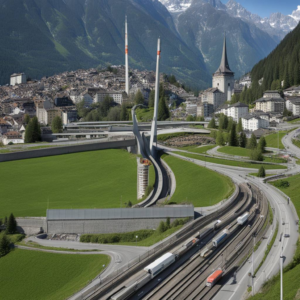 Wartezeiten vor den Toren des Gotthard-Straßentunnels
