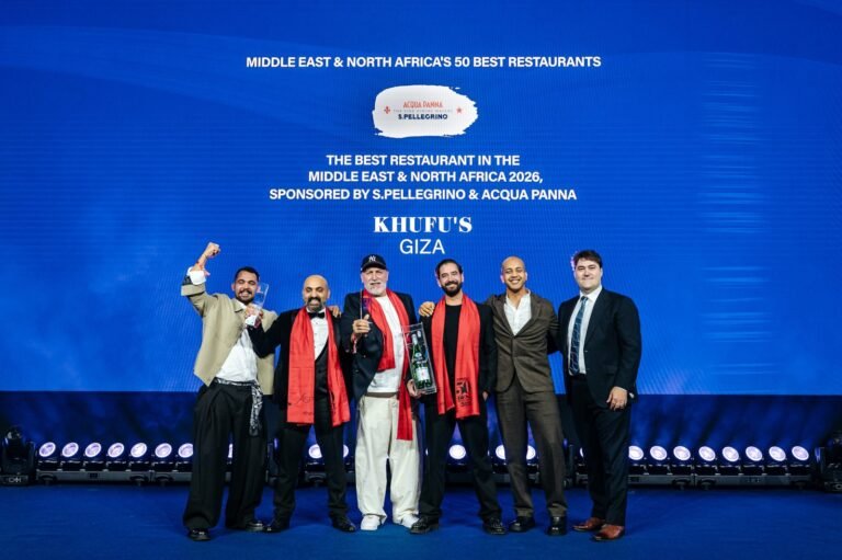 KHUFU’S IN ÄGYPTEN ALS NO.1 BEI MIDDLE EAST & NORTH AFRICA’S 50 BEST RESTAURANTS 2026 AUSGEZEICHNET