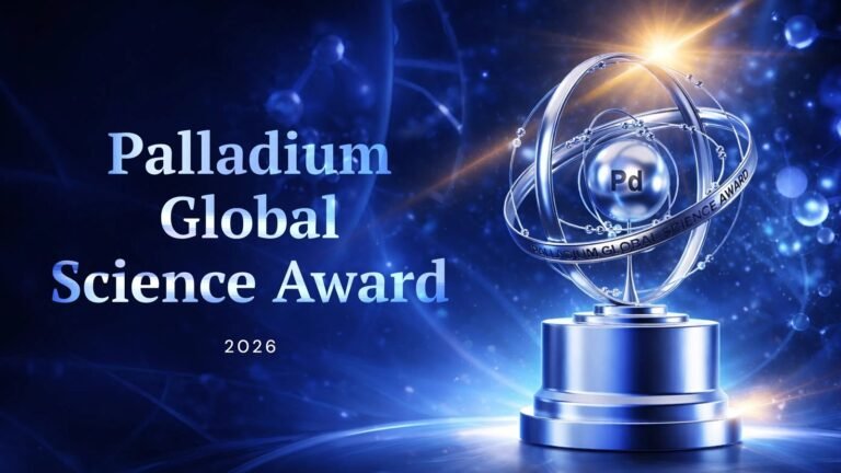Palladium Global Science Award 2026 öffnet Einreichungen für neue Palladium-Anwendungen