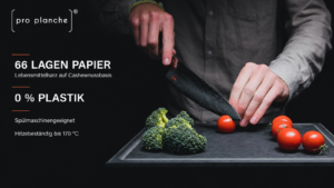 Pro Planche bringt plastikfreie Schneidebretter aus Papier in die Schweiz